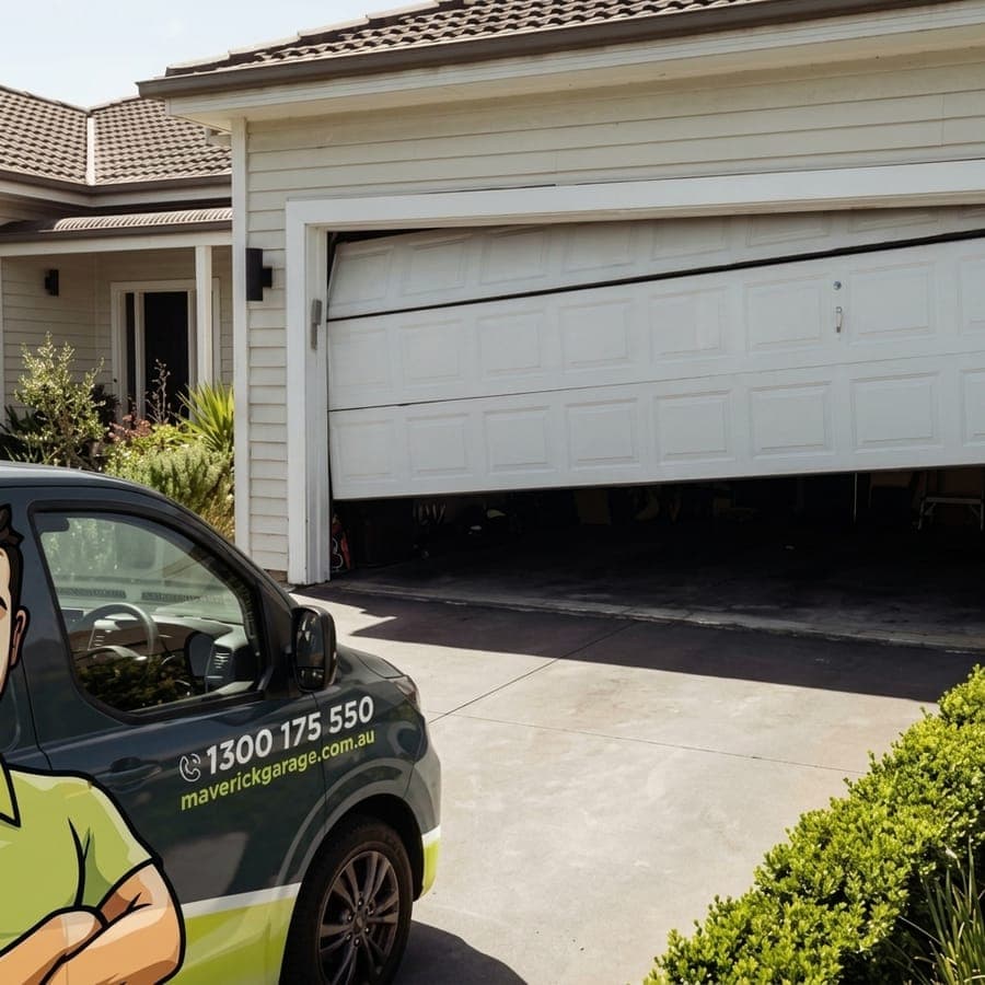 Maverick garage door project — Repair